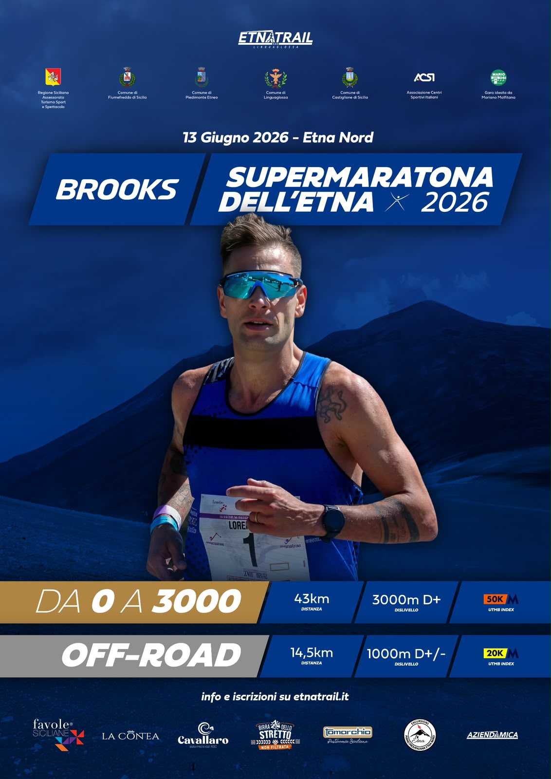 SuperMaratona dell’Etna, conto alla rovescia: 43 k