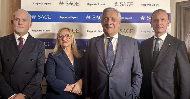 Rapporto Sace, l’export italiano accelera verso i 700 miliardi di euro