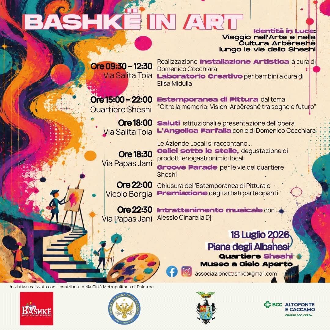 Bashkë in Art 2026 Piana degli Albanesi