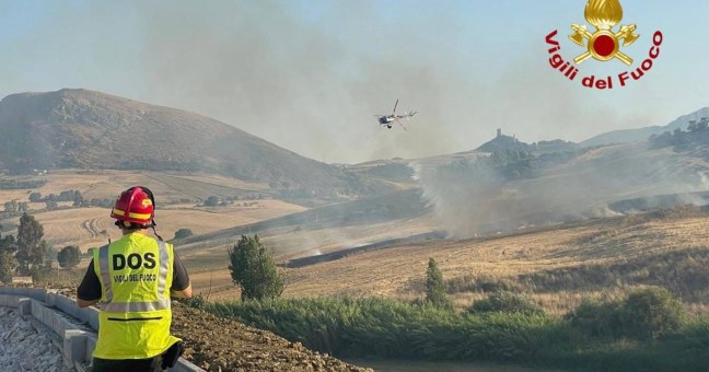 incendi nel palermitano