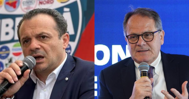 Cateno De Luca e Saverio Romano