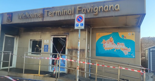 Favignana incendio