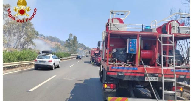 Incendio Taormina
