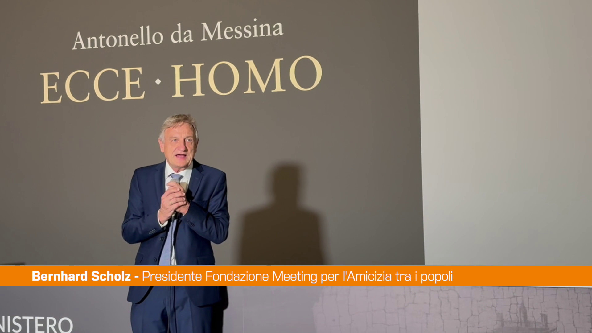 Meeting Rimini, Scholz “Grati per l’esposizione dell’Ecce Homo”