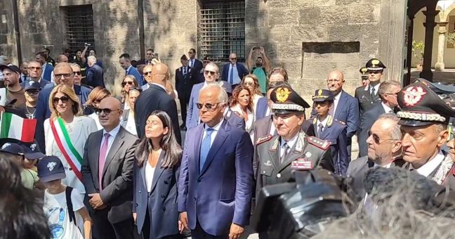 Palermo ricorda Dalla Chiesa a 44 anni dall’eccidio mafioso, presente Piantedosi