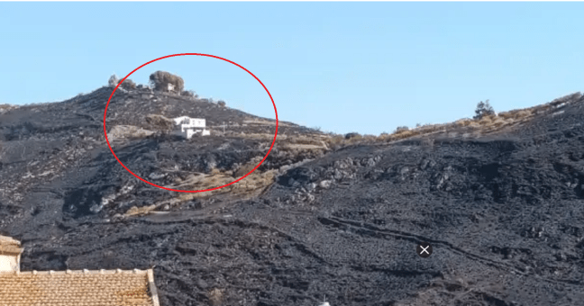 Ciminna incendio