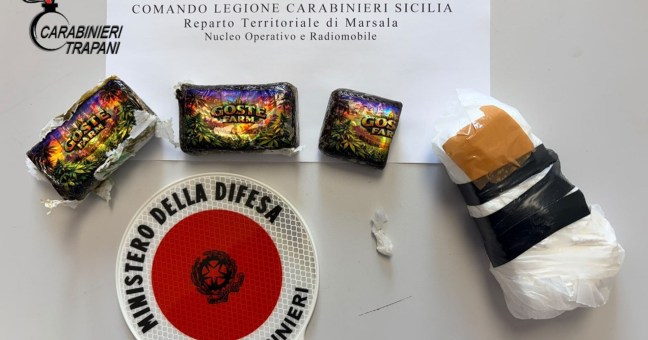 marsala droga arresto spacciatore