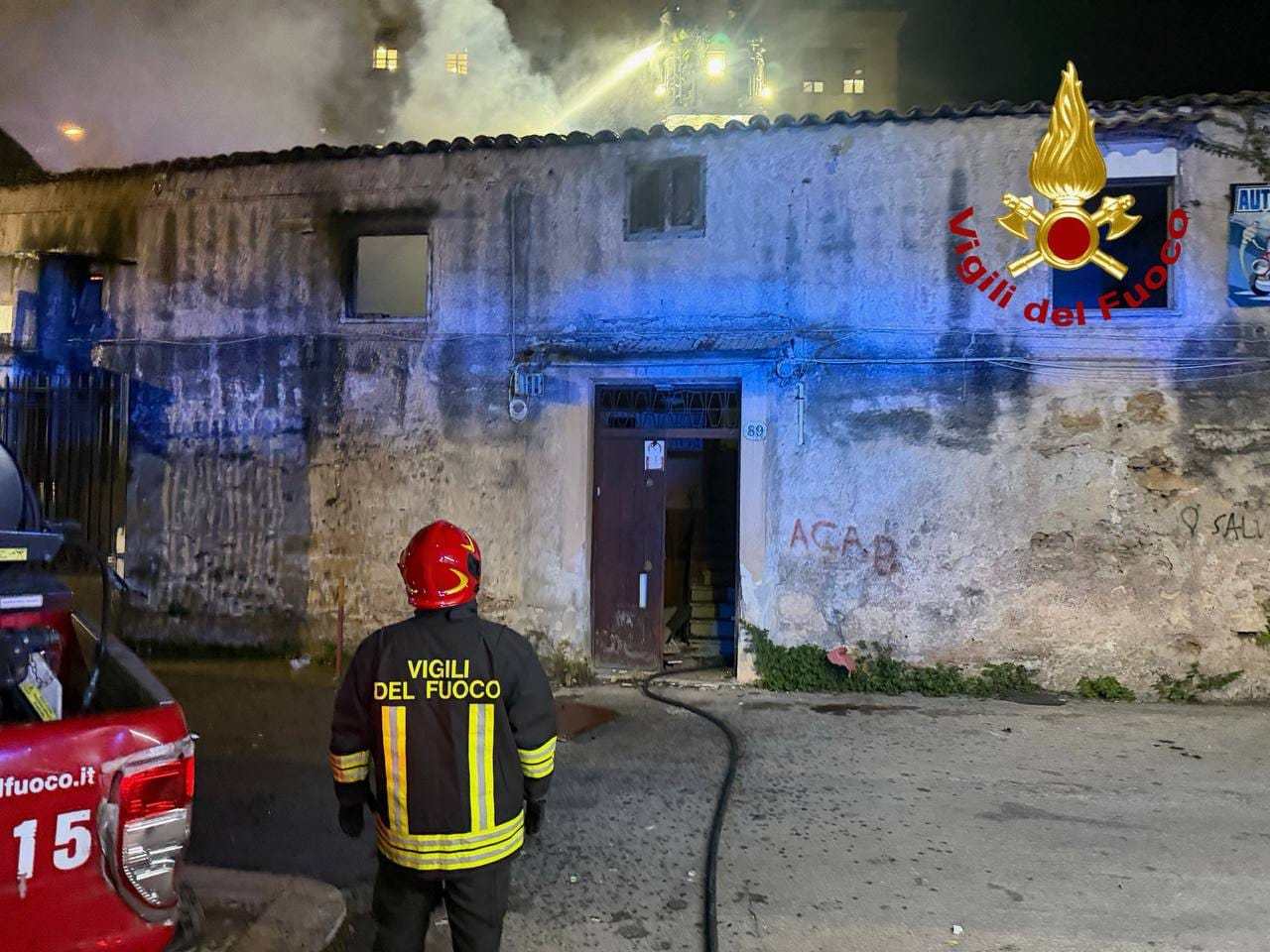 Incendio Palermo