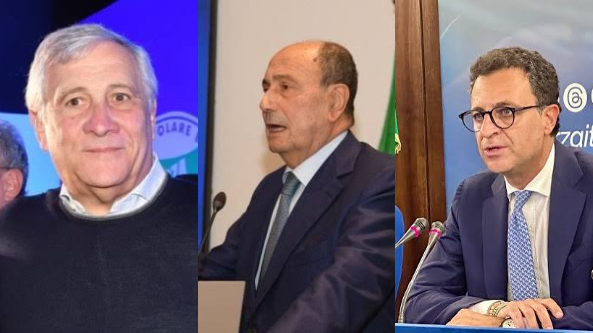 Tajani Schifani Minardo